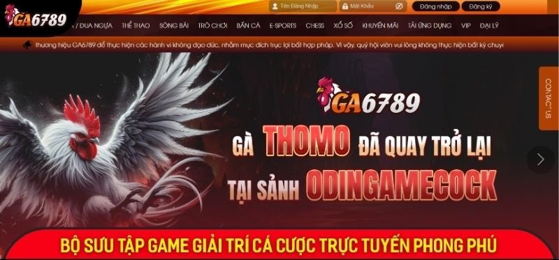 Bộ sưu tập game giải trí cá cược tại Ga6789